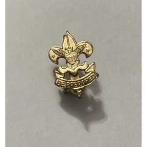 Fleur-de-lis Boy Scouts Insignia Lapel Pin Hat Pinback